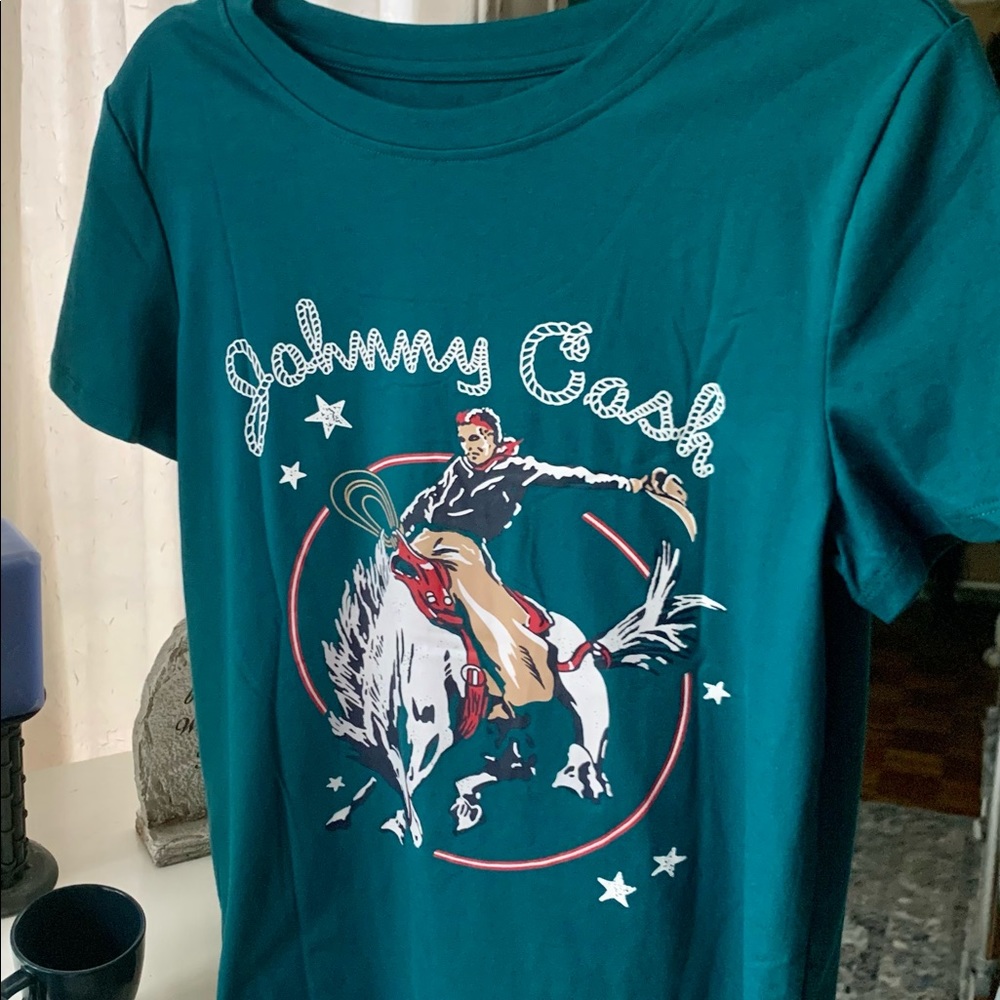 Graphic Teal Green Tee